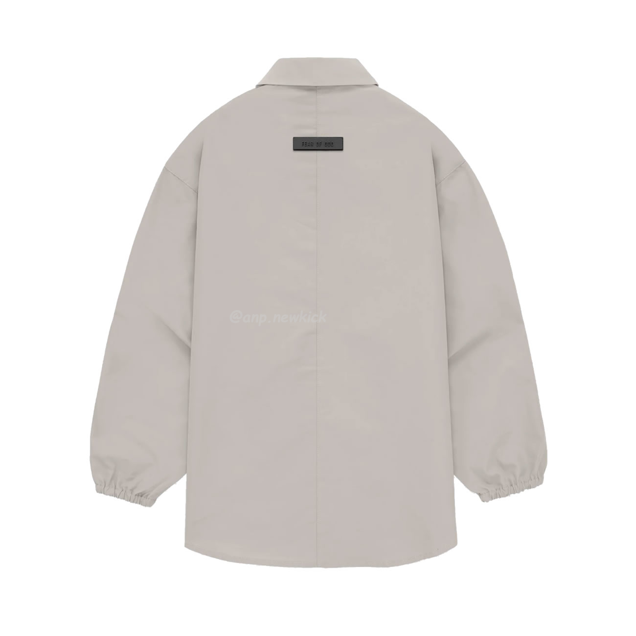 Fear Of God Essentials Fog 23fw Tie Cuffed Shirt Black Apricot Gray S Xl (9) - newkick.vip